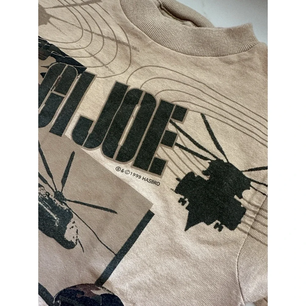 Vintage GI Joe Hasbro 1999 All Over Print Kids T Shirt 6 Small Marine Air Patrol - Picture 5 of 10
